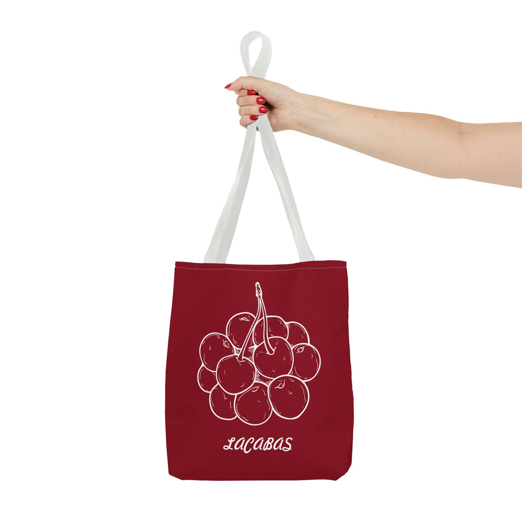 Cherry Print Tote Bag — Cute Cherry Pattern All-Over-Print Tote
