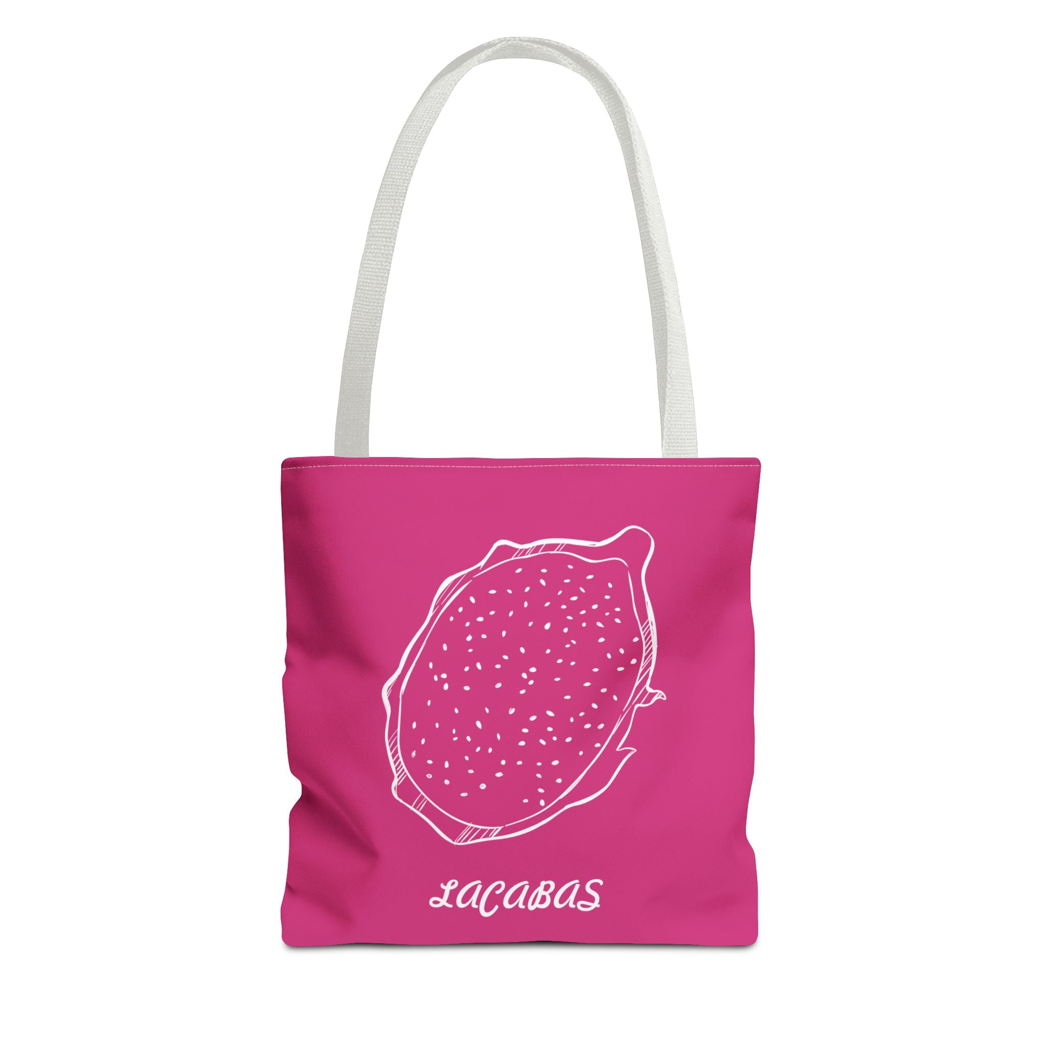 Dragon Fruit Print Tote Bag — Vibrant Tropical Dragonfruit Pattern