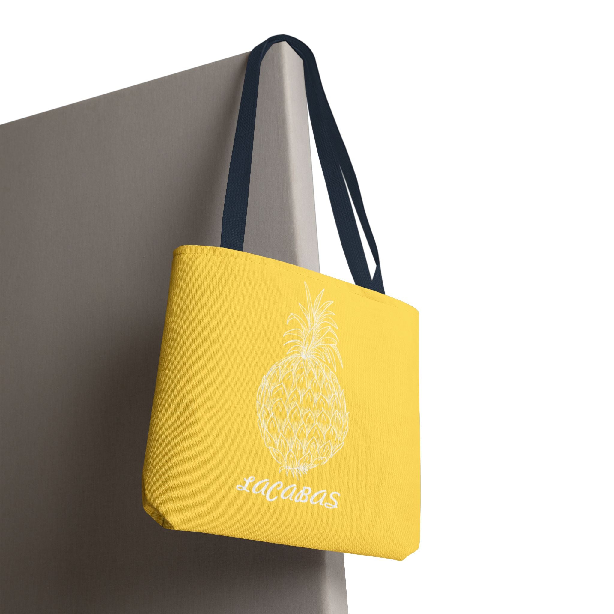 Pineapple Print Tote Bag — Tropical Fruit Pattern Beach & Market Tote