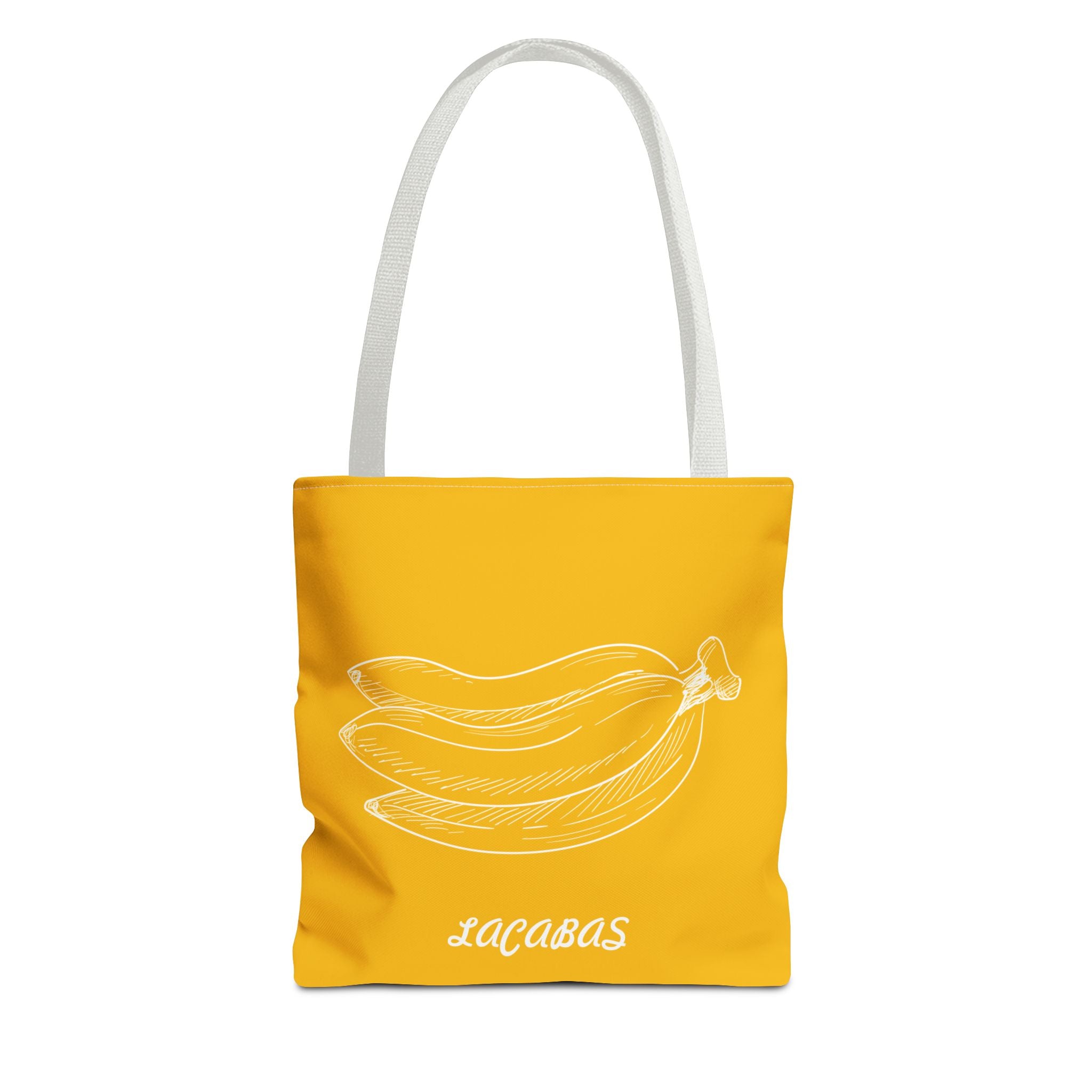 Banana Print Tote Bag — Fun Fruit Pattern Beach & Market Bag