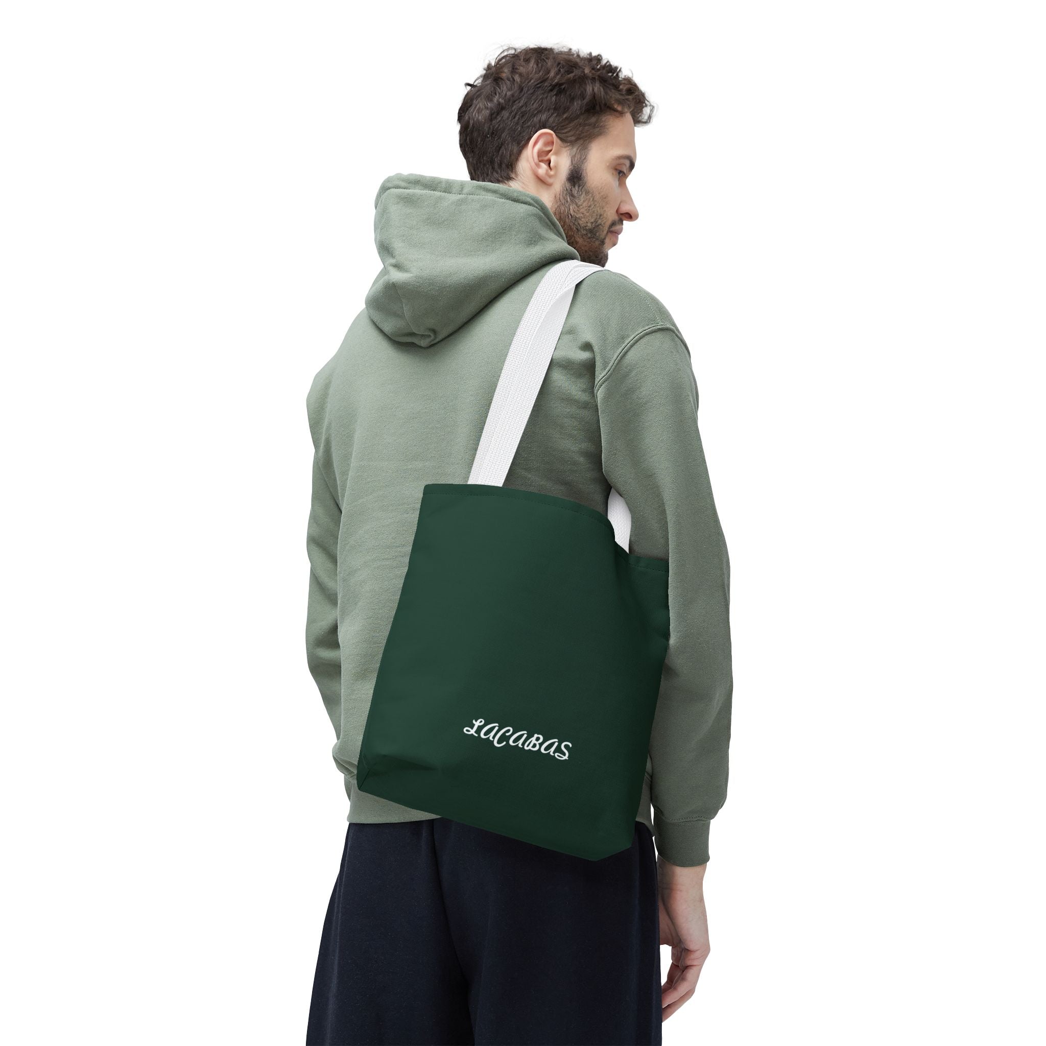 Dark Green   'LACABAS' Tote Bag