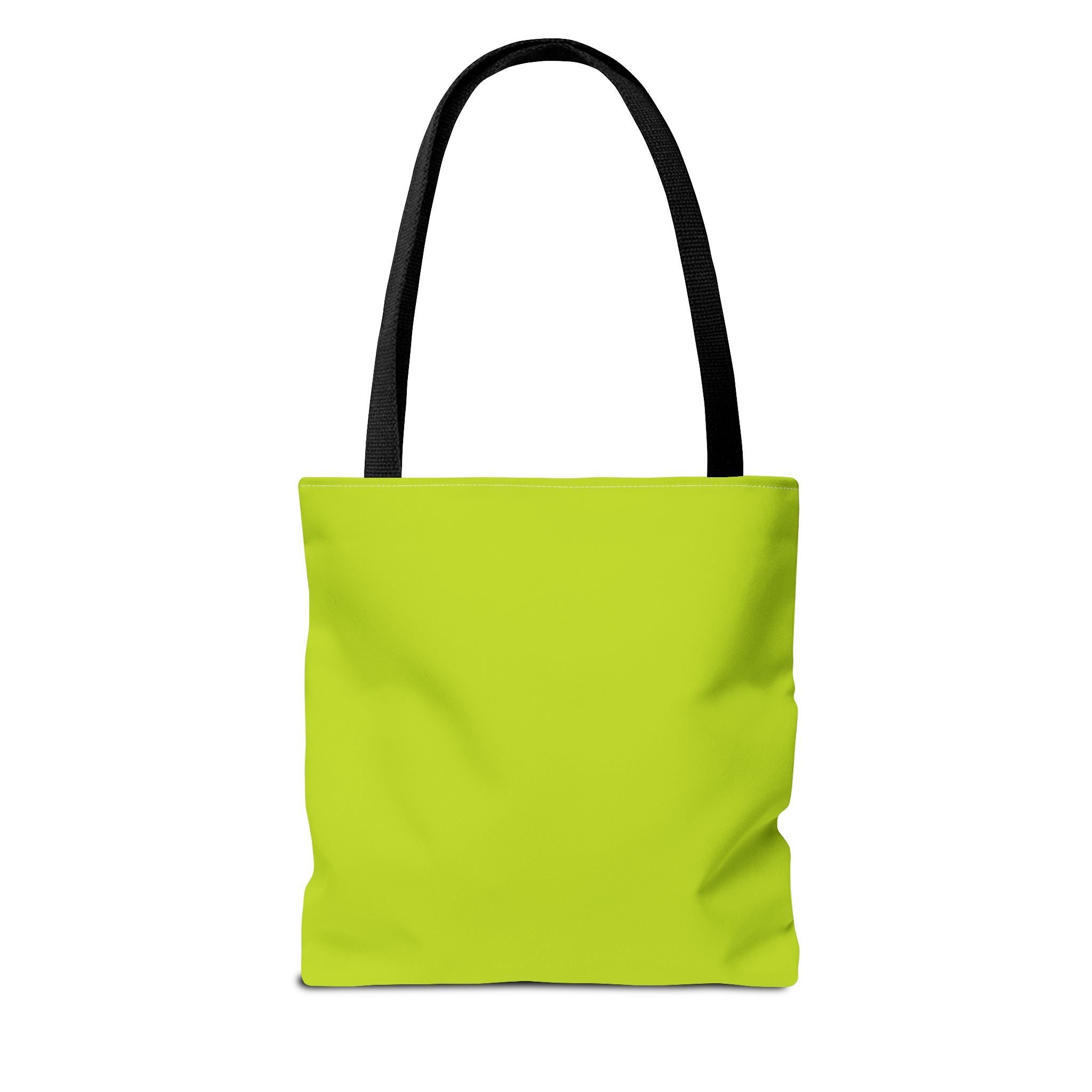 Lime Print Tote Bag — Bright Citrus All-Over Print Shoulder Tote