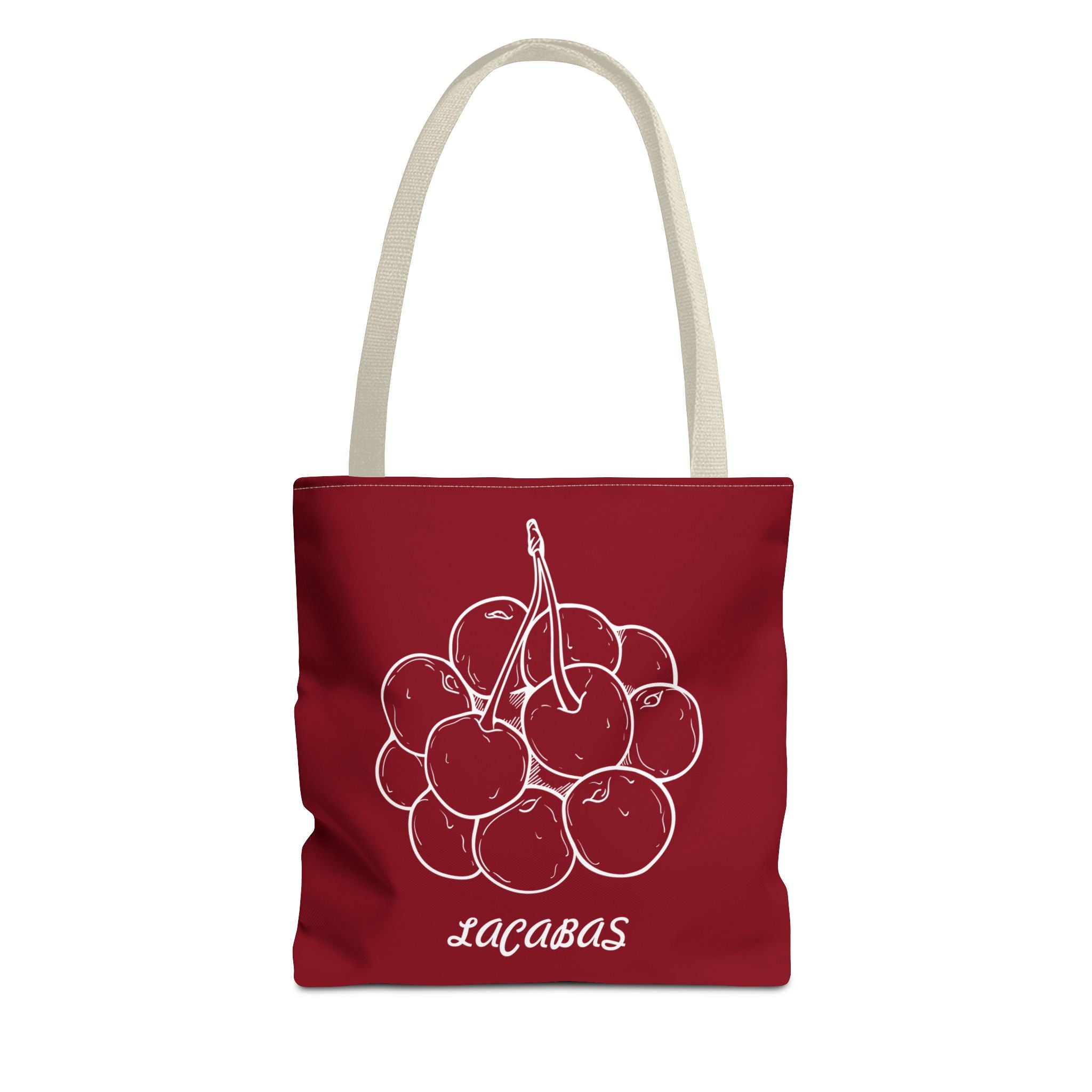 Cherry Print Tote Bag — Cute Cherry Pattern All-Over-Print Tote
