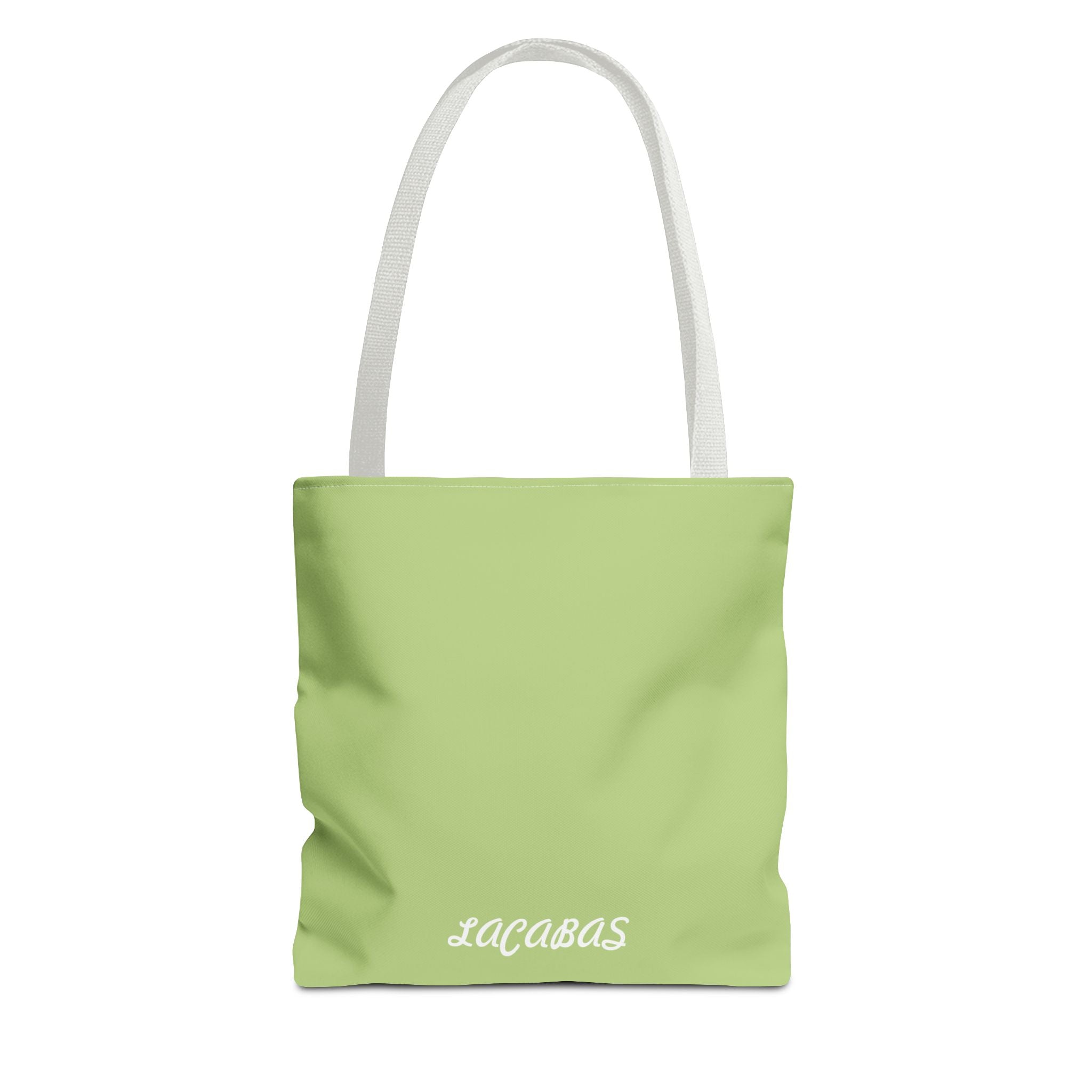 Olive  'LACABAS' Tote Bag — Personalized Canvas Shopping Tote