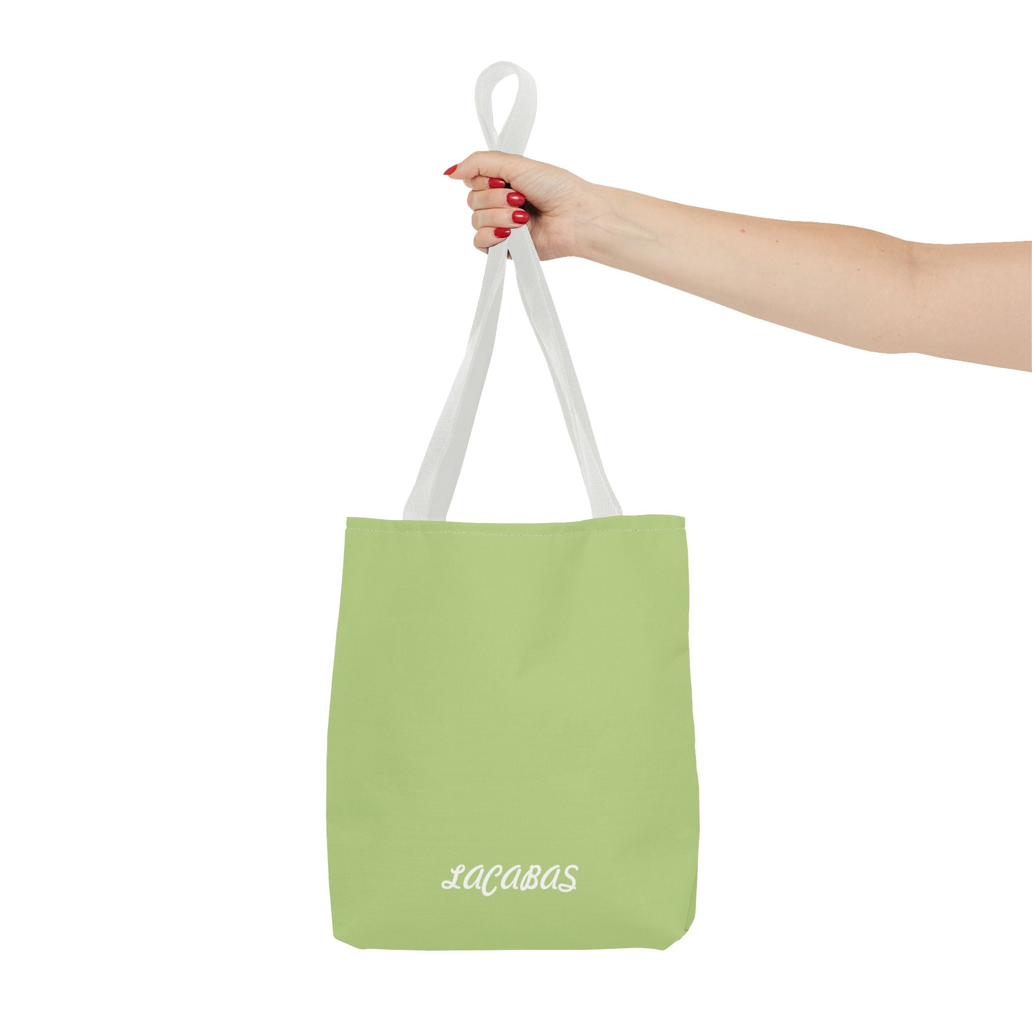 Olive  'LACABAS' Tote Bag — Personalized Canvas Shopping Tote