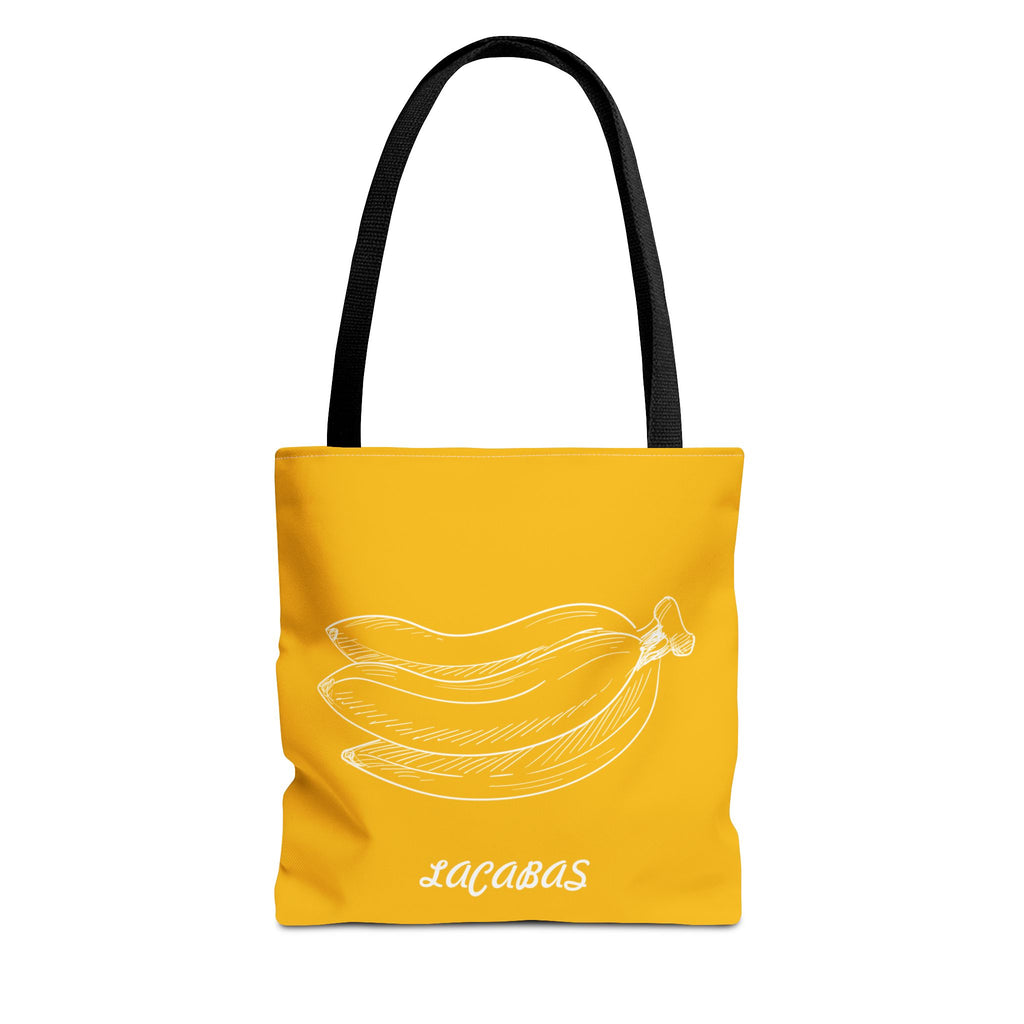 Banana Print Tote Bag — Fun Fruit Pattern Beach & Market Bag