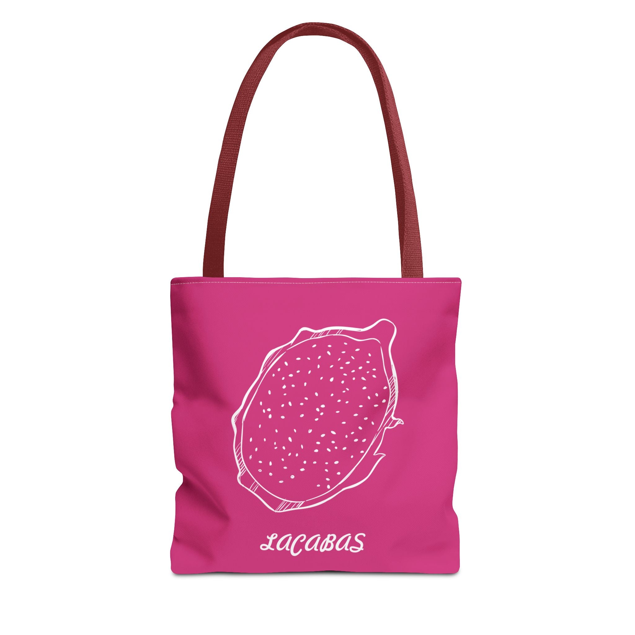 Dragon Fruit Print Tote Bag — Vibrant Tropical Dragonfruit Pattern