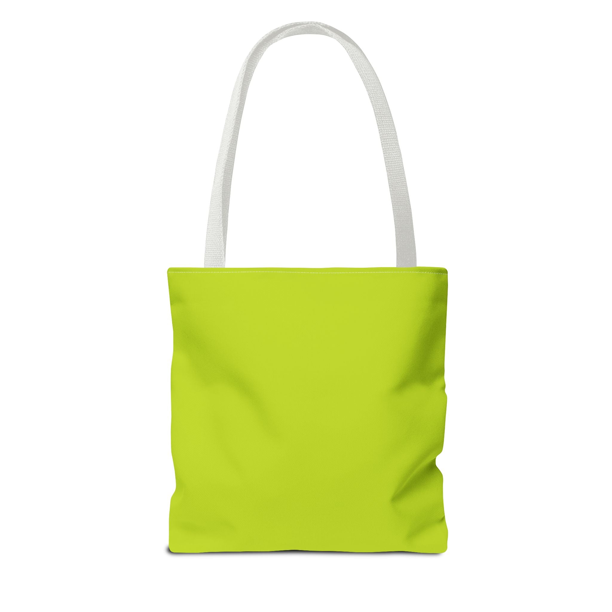 Lime Print Tote Bag — Bright Citrus All-Over Print Shoulder Tote