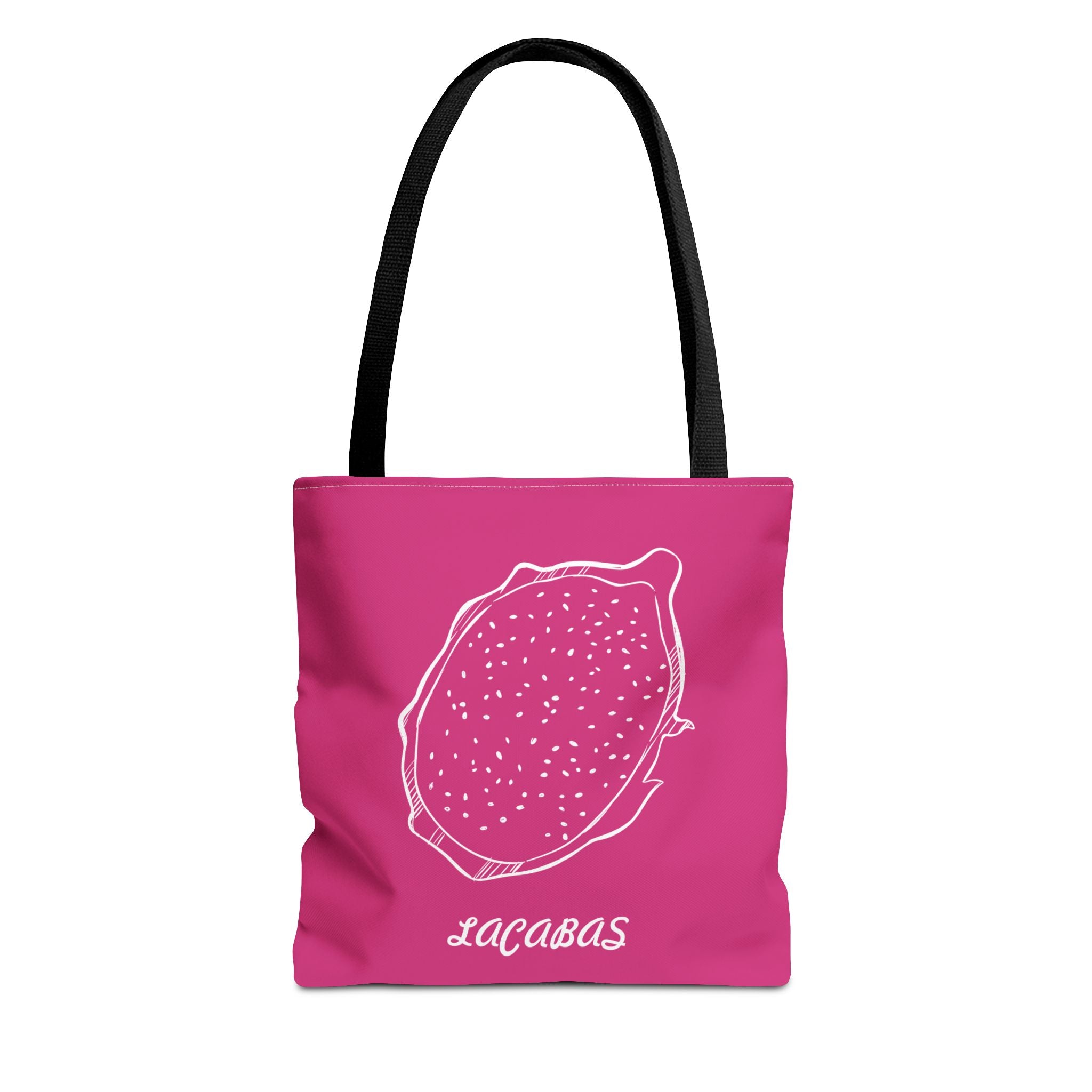 Dragon Fruit Print Tote Bag — Vibrant Tropical Dragonfruit Pattern