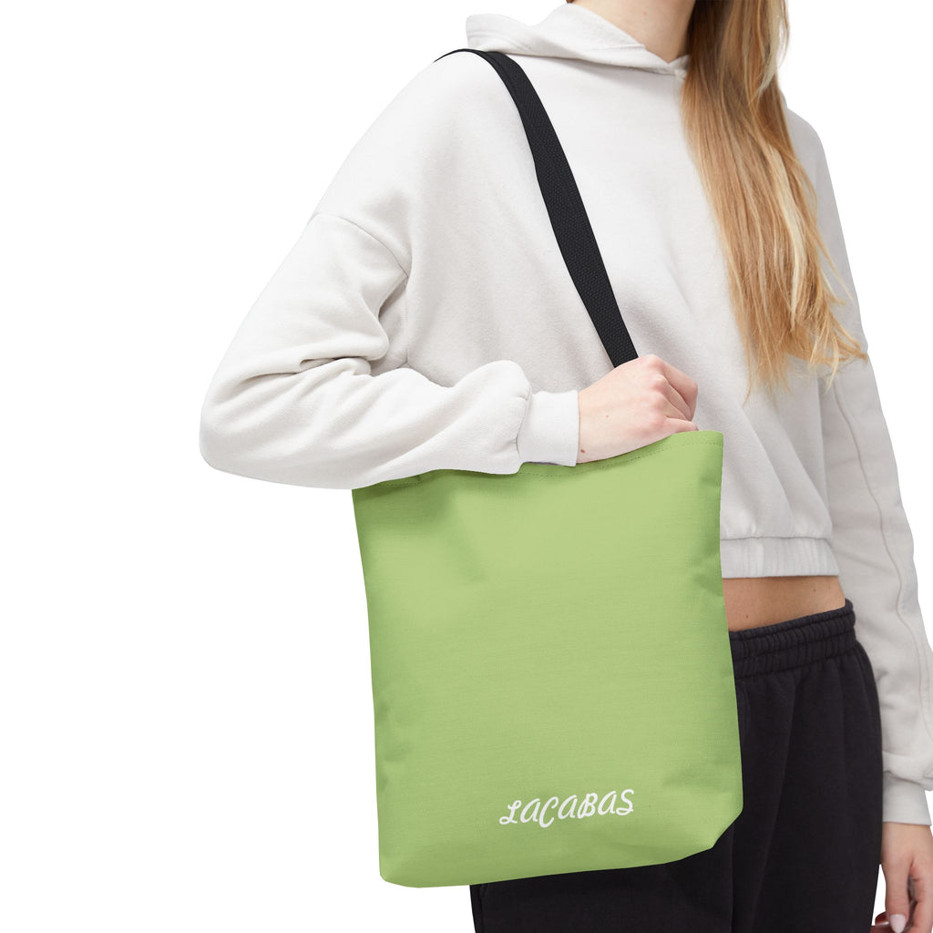 Olive  'LACABAS' Tote Bag — Personalized Canvas Shopping Tote