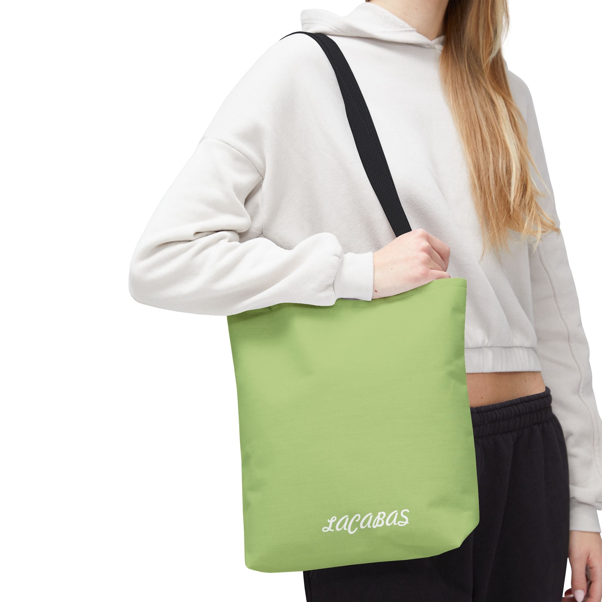 Olive  'LACABAS' Tote Bag — Personalized Canvas Shopping Tote