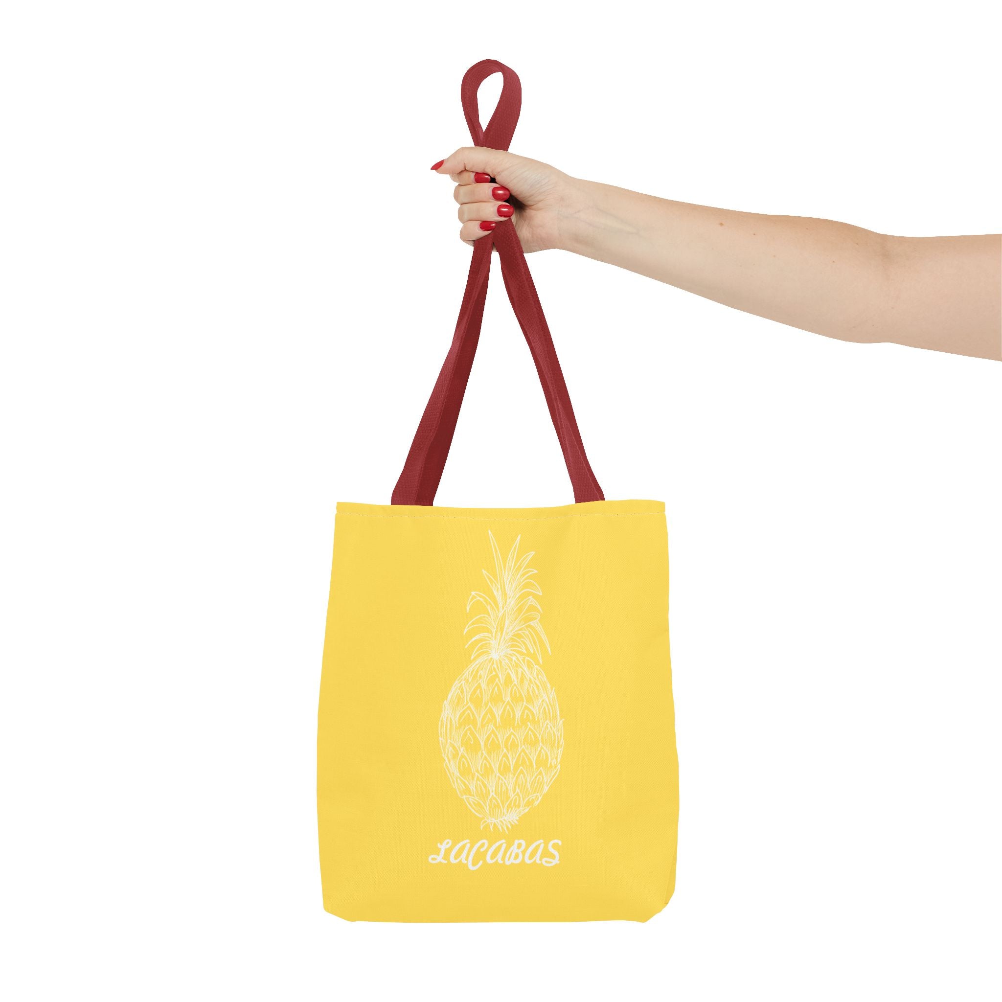Pineapple Print Tote Bag — Tropical Fruit Pattern Beach & Market Tote