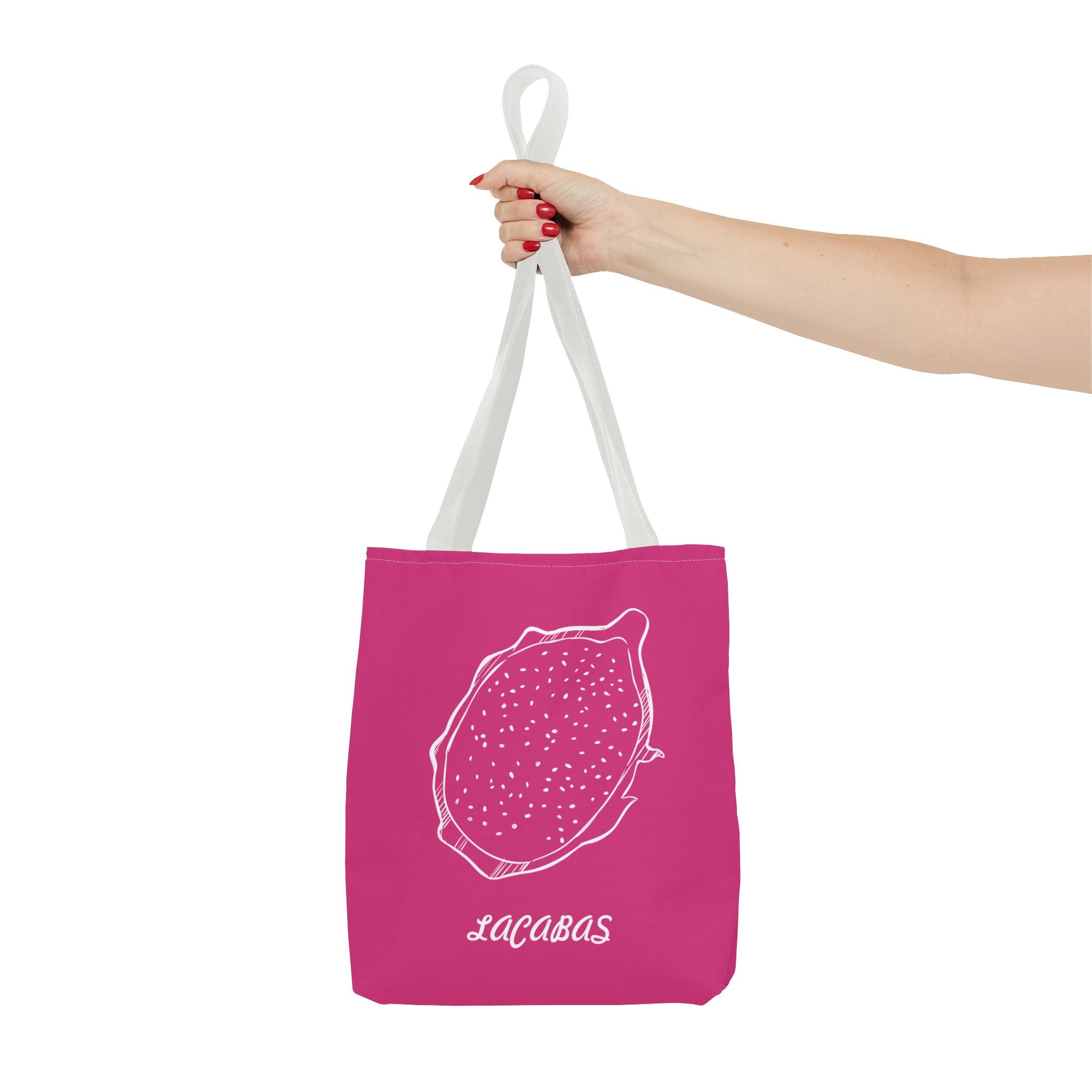 Dragon Fruit Print Tote Bag — Vibrant Tropical Dragonfruit Pattern