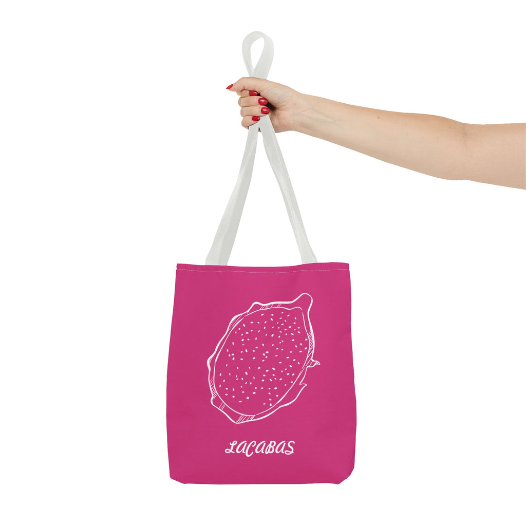 Dragon Fruit Print Tote Bag — Vibrant Tropical Dragonfruit Pattern