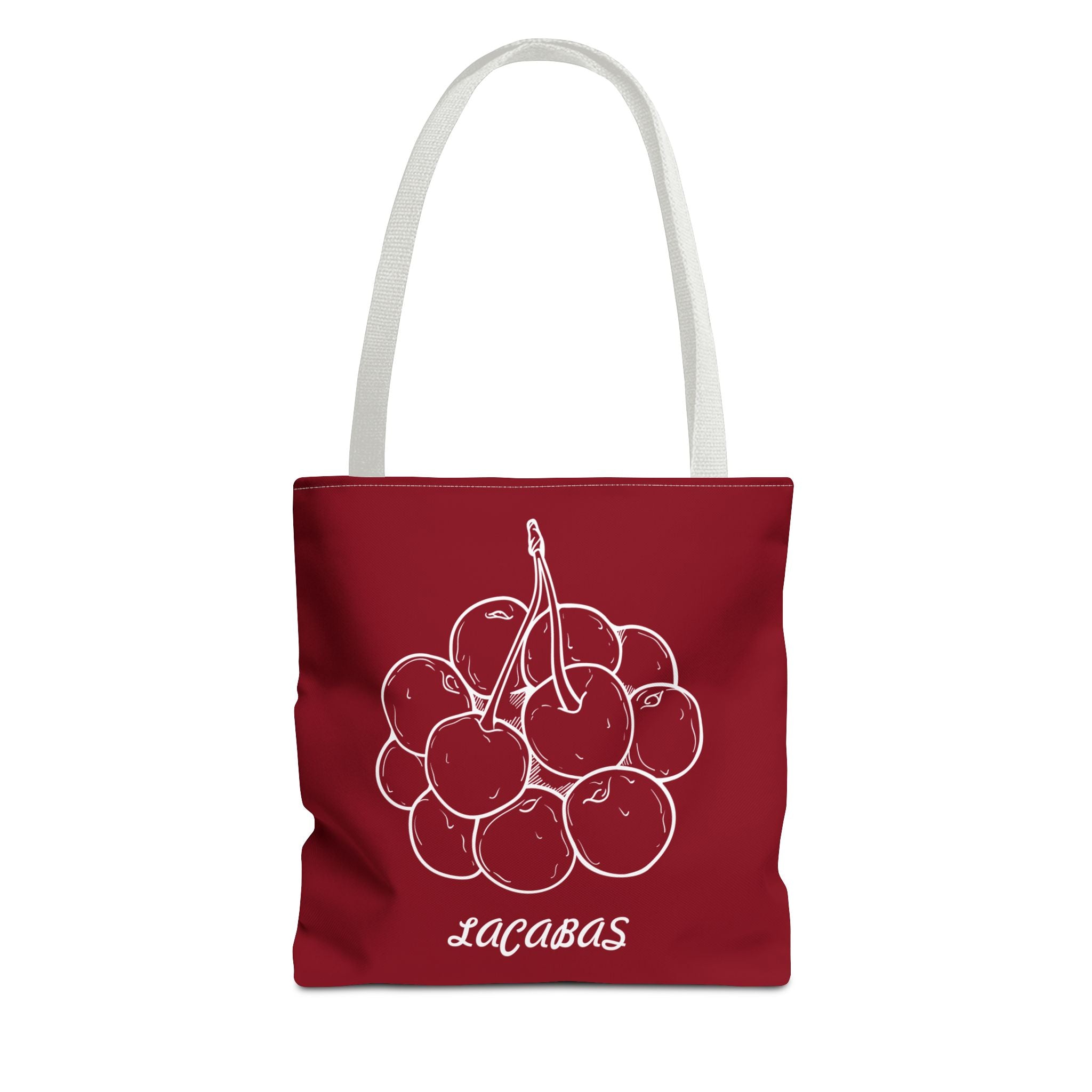 Cherry Print Tote Bag — Cute Cherry Pattern All-Over-Print Tote