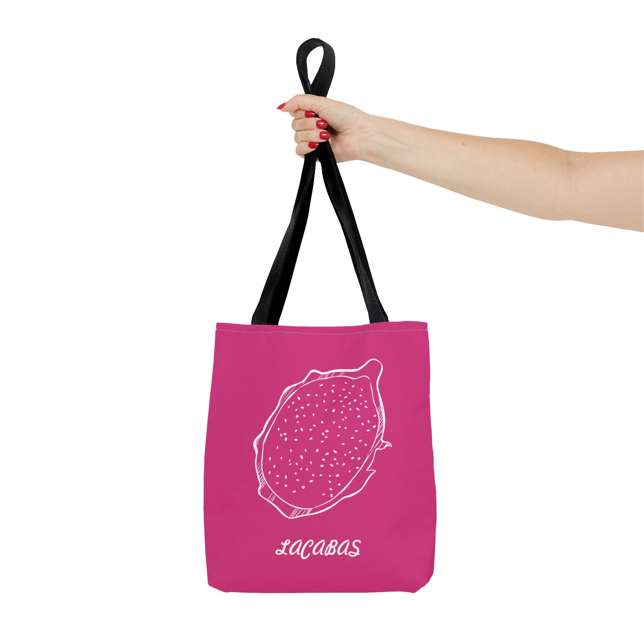 Dragon Fruit Print Tote Bag — Vibrant Tropical Dragonfruit Pattern