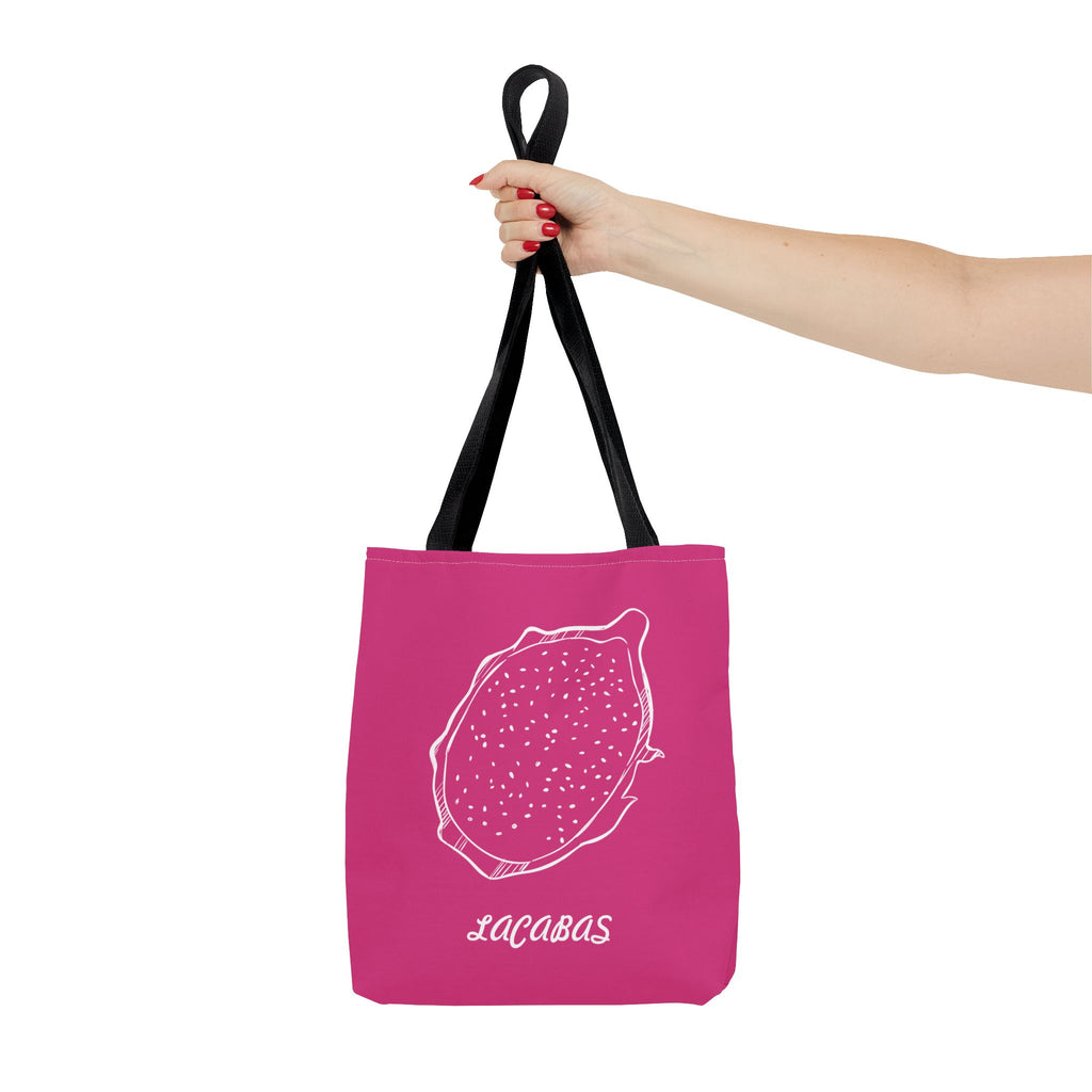 Dragon Fruit Print Tote Bag — Vibrant Tropical Dragonfruit Pattern